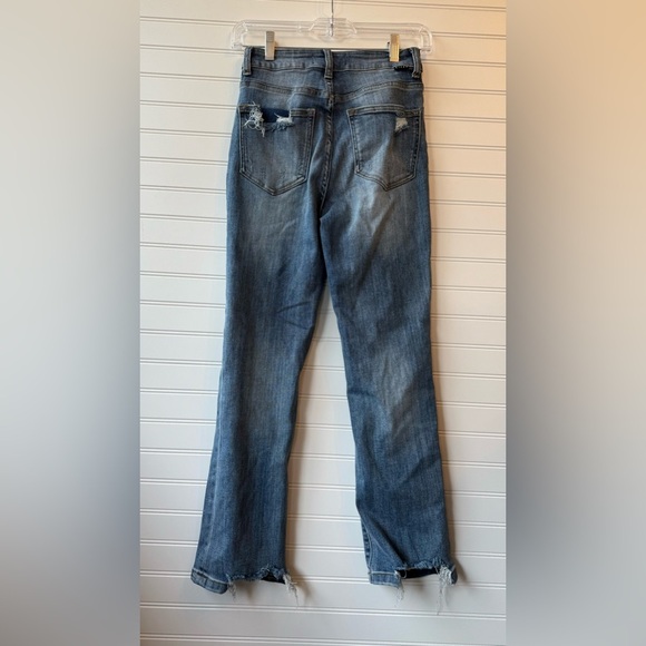 Risen high rise jeans, size 1/25. - Picture 2 of 9